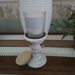 Pier 1- Tranquility Lavender & Amber Aromatherapy Candle.  NWT
